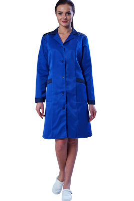 Халат «Технолог» женский васильковый